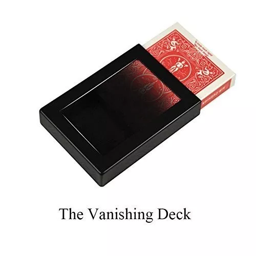 Vanishing Deck Gimmick Disappearing Appearing Cards Case Illusion Magic Trick