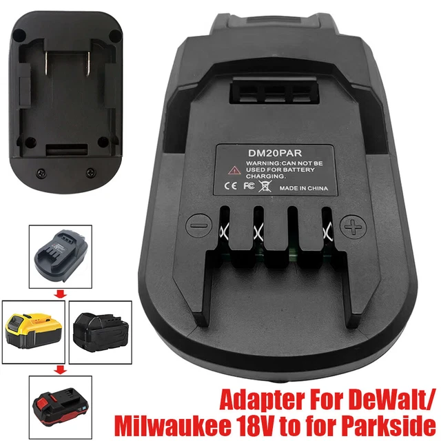 BATTERY CONVERTER ADAPTER For DeWalt/Milwaukee Liion to for Parkside