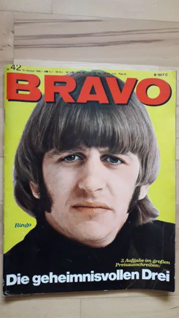 BRAVO Nr.42 vom 10.10.1966 Helga Anders, the Troggs, Small Faces, Who, Beatles