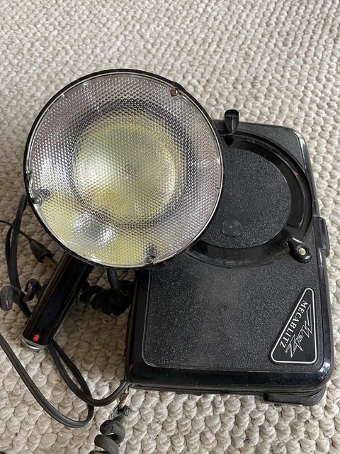Vintage Metz Mecablitz With Flash( untested)