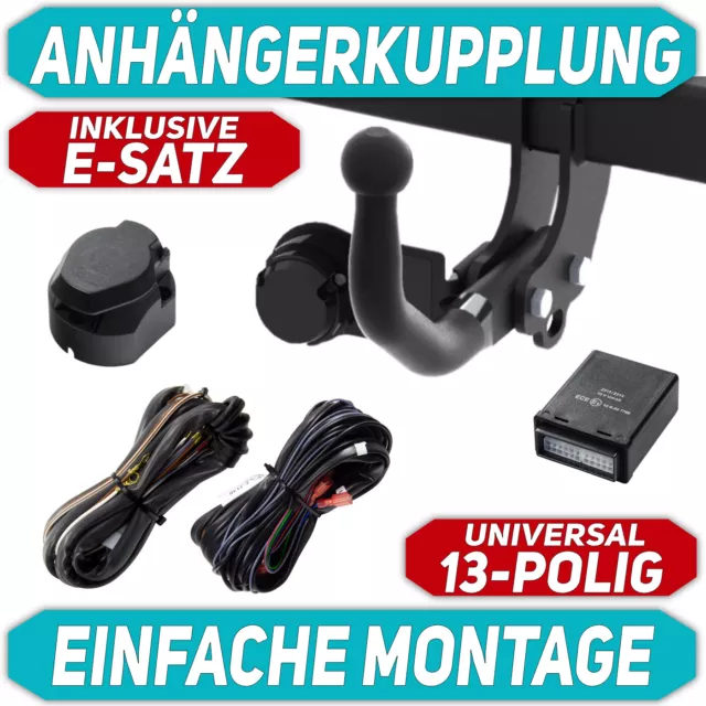 Anhängerkupplung starr Für Toyota AURIS II Kombi 13-19+E-SATZ 13polig NEU