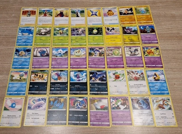 LOT 35 CARTES Pokémon dont 1 carte rare garantie ⚡sans doubles EUR 11,95 - FR