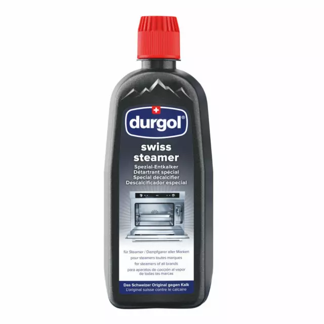 Durgol Swiss Steamer Détartrant Cuiseur Vapeur Haut de Gamme, Liquide, 500 ml