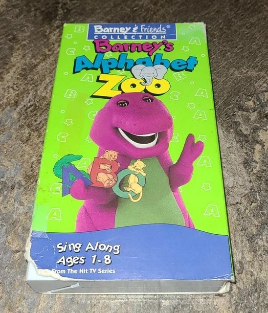 BARNEY BARNEYS Alphabet Zoo (VHS, 1994) Vintage 90s Kids Show 12.38