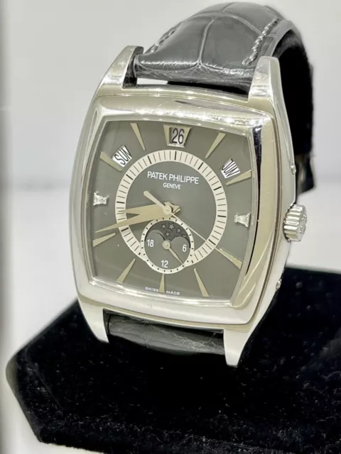 Patek Philippe Complications Annual Calendar Gondolo Platinum Men's Watch 5135P