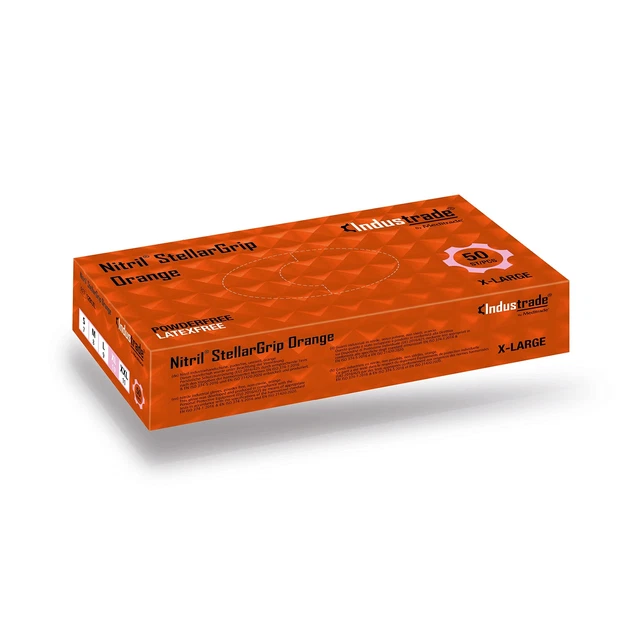 Nitril StellarGrip naranja - talla XL