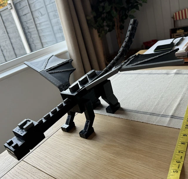 MINECRAFT ULTIMATE ENDER Dragon Figure Mattel Mojang Lights Sounds ...