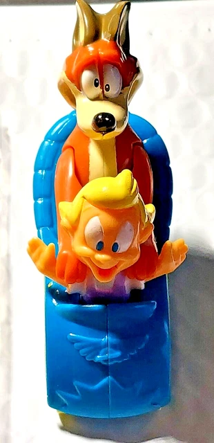 1993 MCDONALDS Mindy & Buttons Wild Ride Happy Meal Toy w/Bag