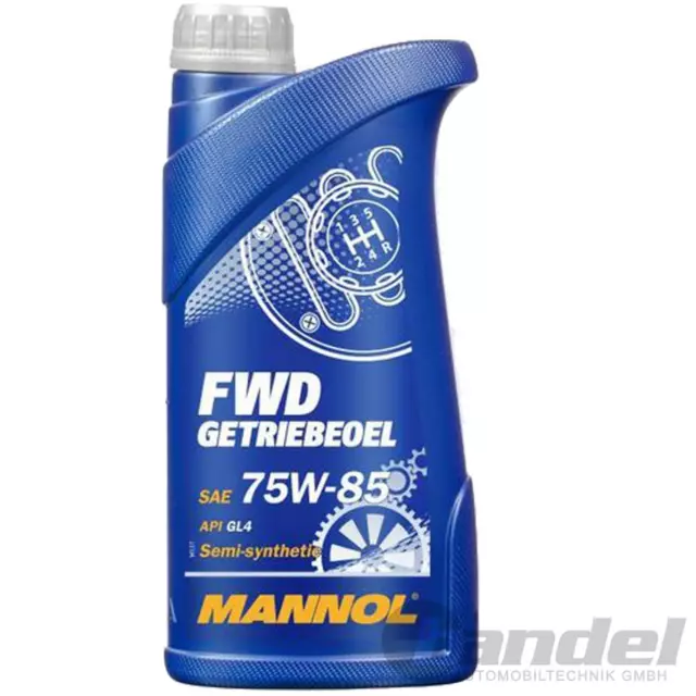 1L MANNOL Fwd 75W-85 Api GL-4 GL4 MT-1 Olio per Ingranaggi Cambio Manuale Marcia