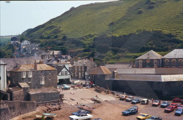 35 mm Rutsche: Cornwall: Port Isaac: Fischerdorf; 1984 #17