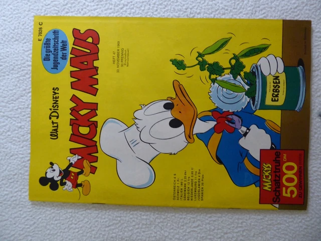 Micky Maus Jahrgang 1969 Nummer 47 mit KS, Bild und Schnippecke