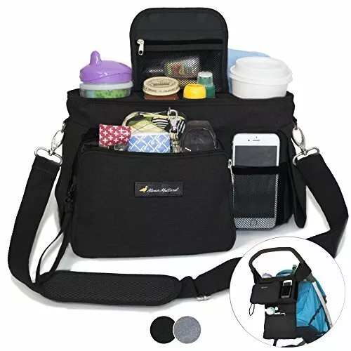 MAMA MALLARD BEST STROLLER ORGANIZER WITH CUP HOLDERS - Universal Fit