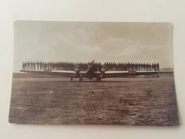 Fotografia Regia Aeronautica Aviazione guerra Aereo Aeroporto foto cartolina