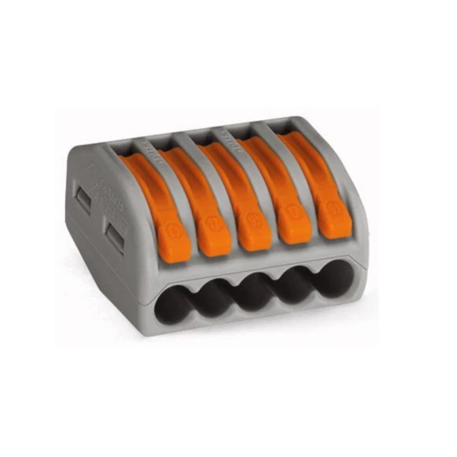 5er WAGO Attache Borne de Connexion avec Levier Petit Bornes Connecteur