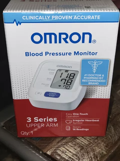 Omron 3 Series BP7100 Upper Arm Blood Pressure Monitor Automatic Digital NEW