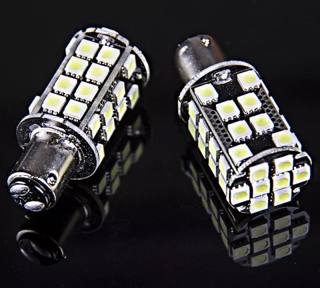 2x T25/S25 1157 Bay15d 40-SMD 5050 LED Tail Brake Stop Light Bulb Xenon White