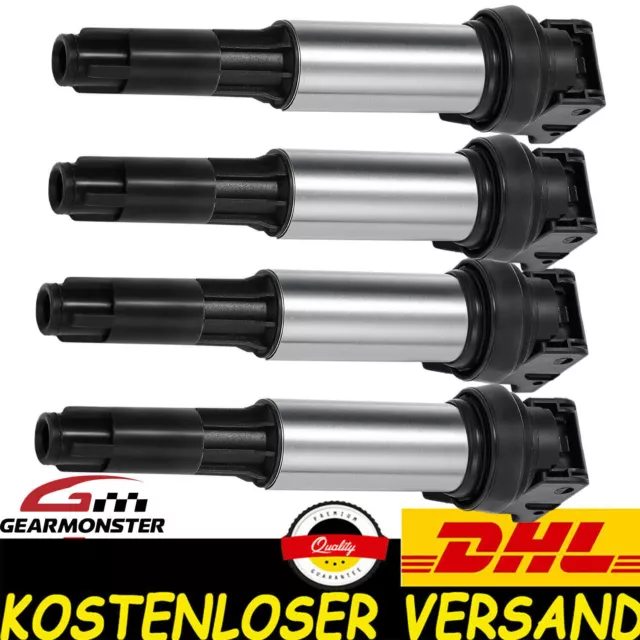 4x ZÜNDSPULE STABZÜNDSPULEN SATZ FÜR CITROEN BERLINGO C3 C4 C5 DS3 DS4 DS5 Mini