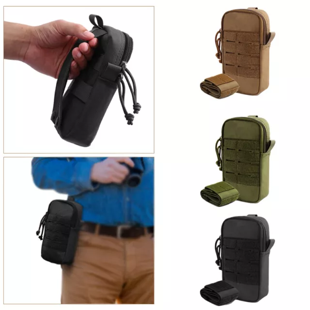 Tactique Molle Bag Nylon Arm Bag Avec Bandoulière Transporter Lampe De Poche EDC