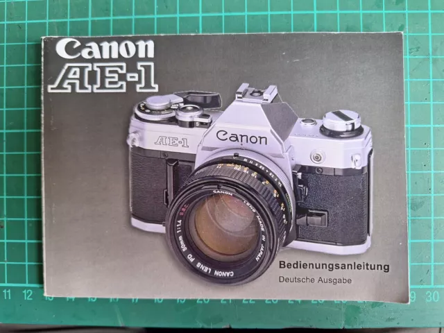 Canon AE-1 original Bedienungsanleitung Deutsch