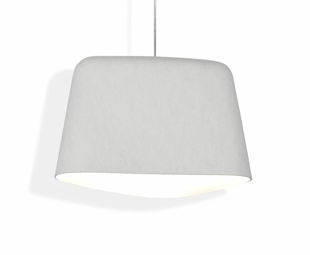 Tom Dixon White Felt Dimmable Ceiling Pendant Light 2