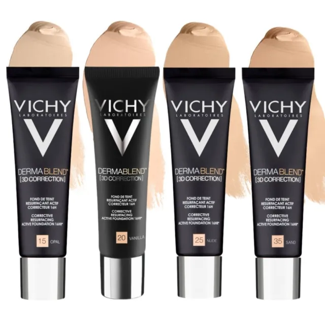 Vichy Dermablend [3D Correction] Foundation 30ml SPF25 Available In 4 Shades