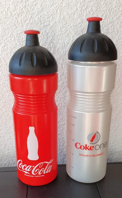 Coca-Cola   2 tolle seltene Coke Trinkflaschen unbenutzt !!!