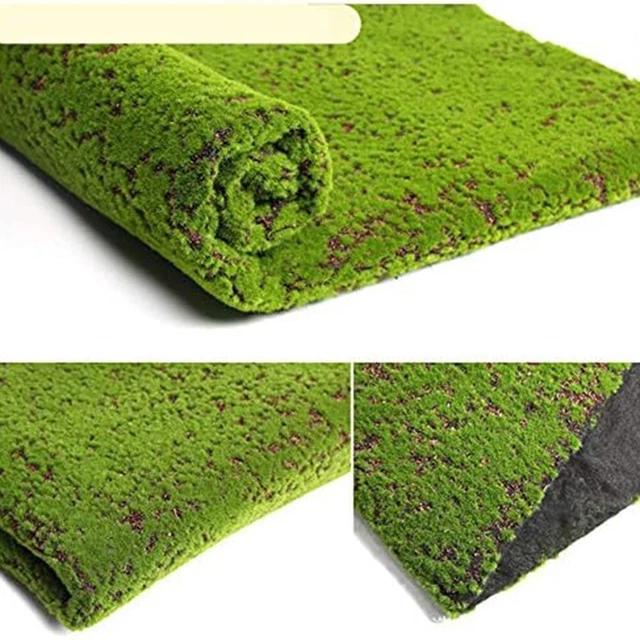 NATURAL LOOKING ARTIFICIAL Moss Mat Fake Green Plants for Living Room