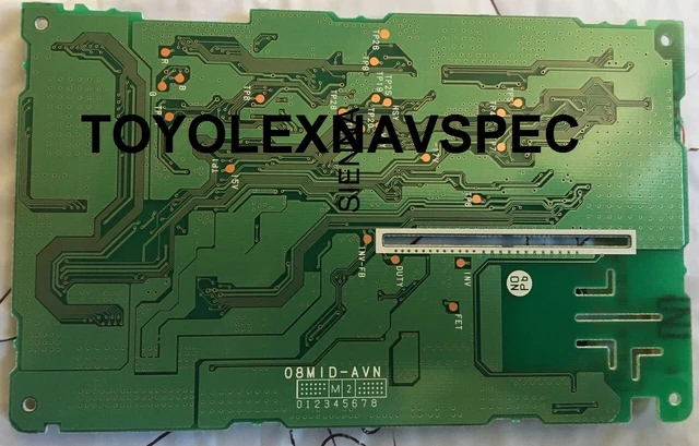 Display Assembly Avalon Color Code TOYOTA AVALON 4RUNNER Sienna Gps Navigation Display Bt Logic Ctrl ...