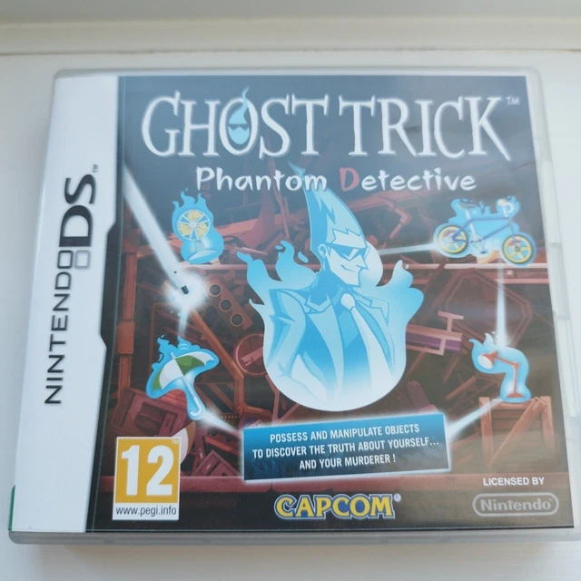 Nintendo DS Ghost Trick Phantom Detective Complete w/Manual VIP Points PAL