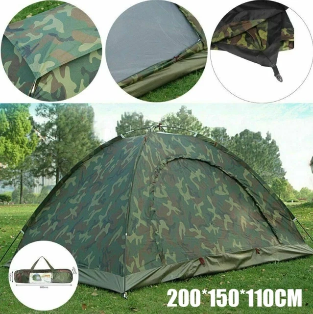 2~3 PERSONEN POP-UP Zelt Wurfzelt Camping Wasserdicht Trekkingzelt