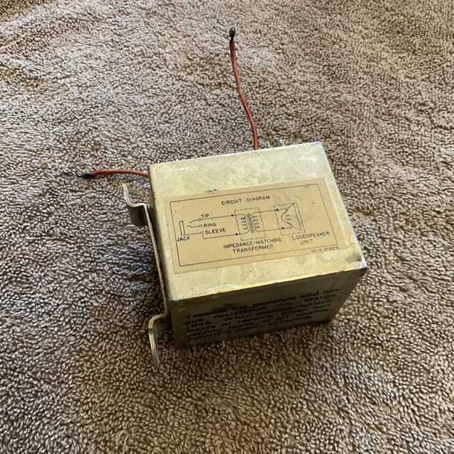 WWII WW2 Military Radio Audio Impedence Matching Transformer