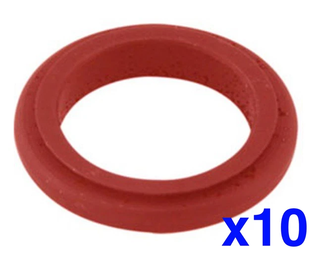 Lega Go Kart 17 mm distanziatore ruota asse stub 5 mm rosso x 10 Karting Racing Race