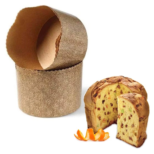 5 pz Stampi per cottura panettone alto in carta da 750 gr - LA CARTA
