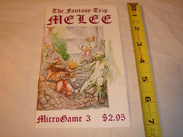 The Fantasy Trip Melee Microgame 3 Metagaming OG 1977 NIP