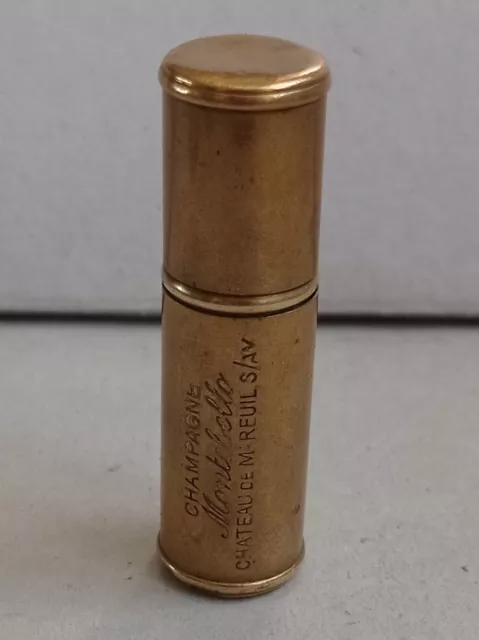 Ancien Briquet Essence Publicitaire Champagne Montebello Lighter 打火机 Feuerzeug