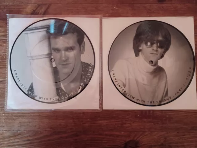 2 x The Smiths Picture Disc 7" vinyl Limited Edition Morrisey