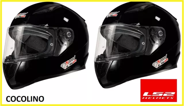 LS2 FF353 RAPID II  schwarz  Kart Motorrad Helm Integralhelm Karthelm helmet