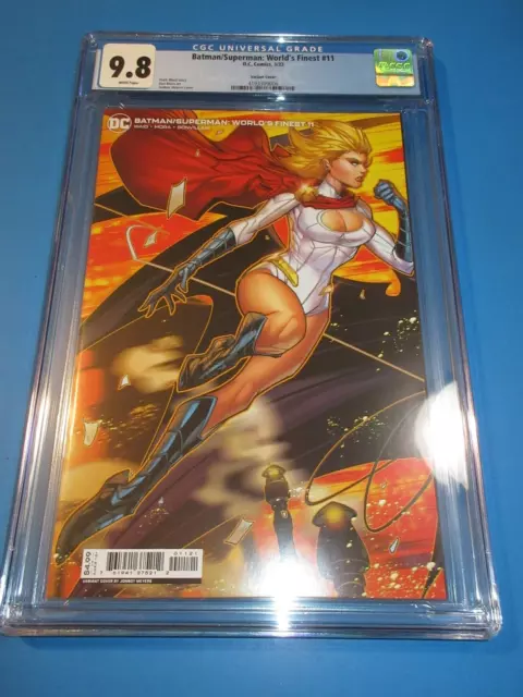Batman Superman World's Finest #11 Meyers Powergirl Variant Hot CGC 9.8 NM/M Gem