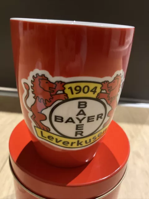 Bayer 04 Leverkusen Tasse In Metalldose Mega Neu