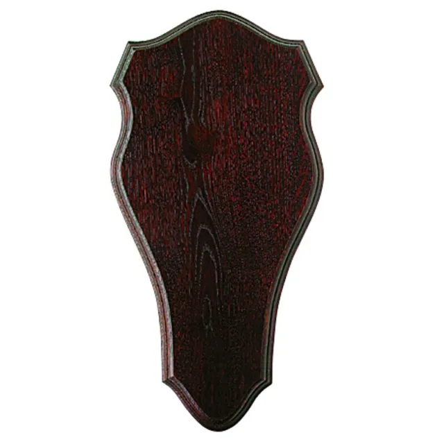 Escudo de madera para trofeo de ciervo. Panel. Cuerno. Astas. 51x26cm 030101