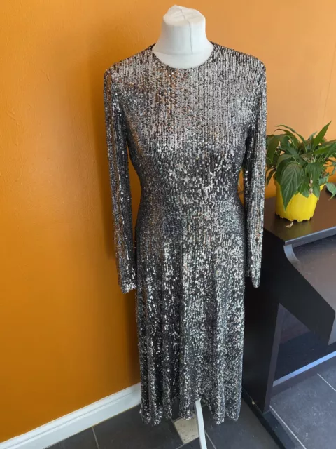 MINT VELVET SEQUIN Dress Size 10 12 Tag Is 10 Worn Once 75.00 PicClick UK