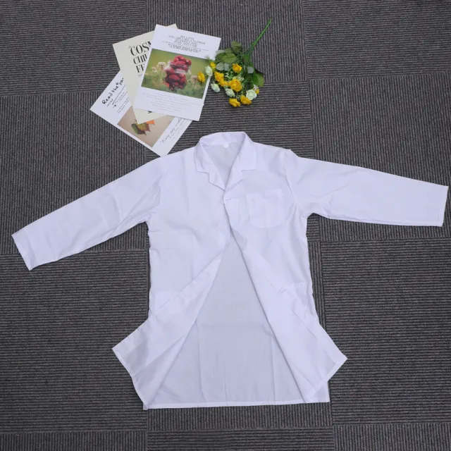 Abito da laboratorio bambini cappotti bianchi costume da medico bambino abiti da lavoro bambini