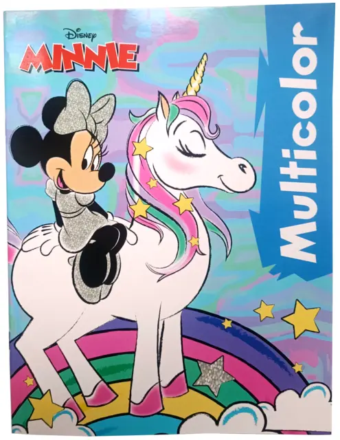 Malbuch Disneys Minnie Mouse Einhorn Multicolor DIN A4 +32 farbige Ausmalbilder