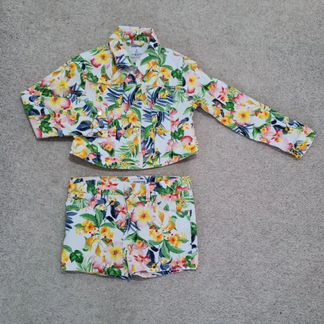 girls mayoral set outfit 4-5 years excellent
