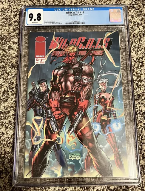 WildC.A.T.S. #13 CGC Graded 9.8 Image Comic Jim Lee Grifter