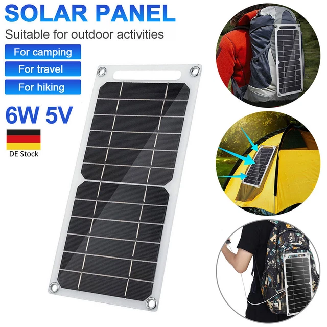 Chargeur Solaire Pliable 30W Panneau Solaire Portable Double Usb Petit Panneau Solaire Pour