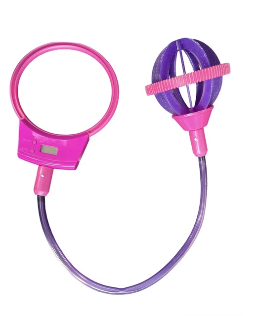 VINTAGE 8090S JAKKS Pacific Counter Jump Hop Skip It Kids Toy Pink