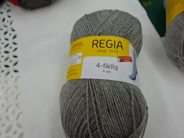 100g Regia uni - Fb. 33 flanell - 4-fach/ 4-fädig -Sockenwolle Schachenmayr