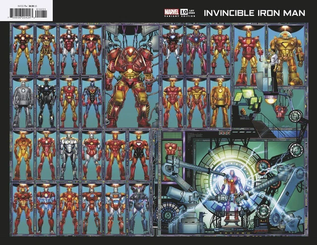 Invincible Iron Man #10 2023 Unread Bob Layton Variant Cover Marvel Comic