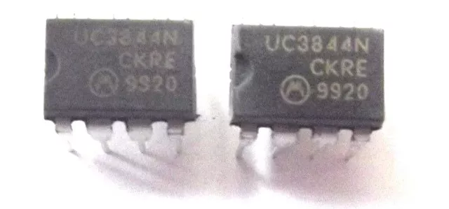 UC3844N  UC3844 Current Mode PWM Controller 1A 8-Pin PDIP x2pcs